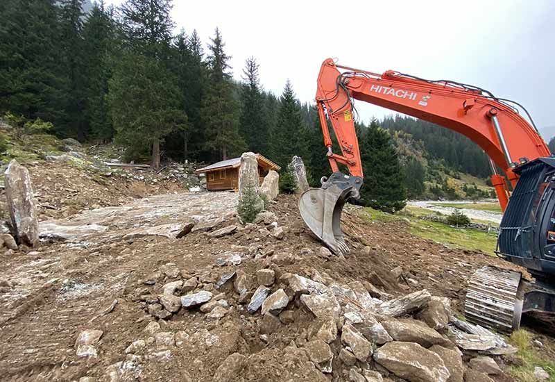 Erdbewegung und Aushub in Gerlos