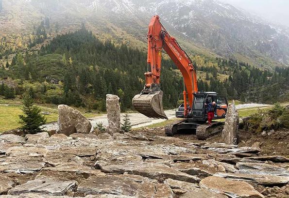 Leistungen von Roli`s Erdbau & Geisler Transport GmbH im Zillertal